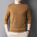Luxury Men’s Waffle Round Neck