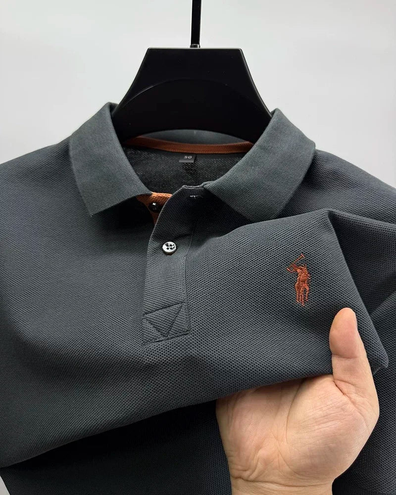 Men’s Casual Embroidered Polo