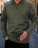 Men's Long Sleeve Polo Shirt