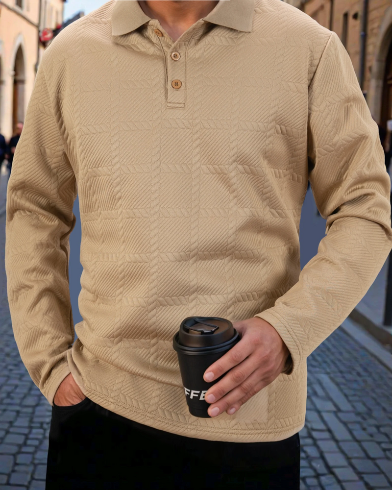 Men's Long Sleeve Polo Shirt