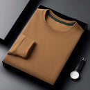 Luxury Men’s Waffle Round Neck