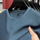 Men’s Textured Waffle Knit T-Shirt