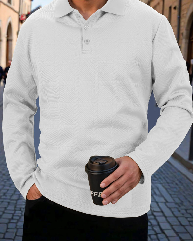 Men's Long Sleeve Polo Shirt