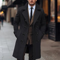 Grey Wool Overcoat