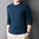 Luxury Men’s Waffle Round Neck