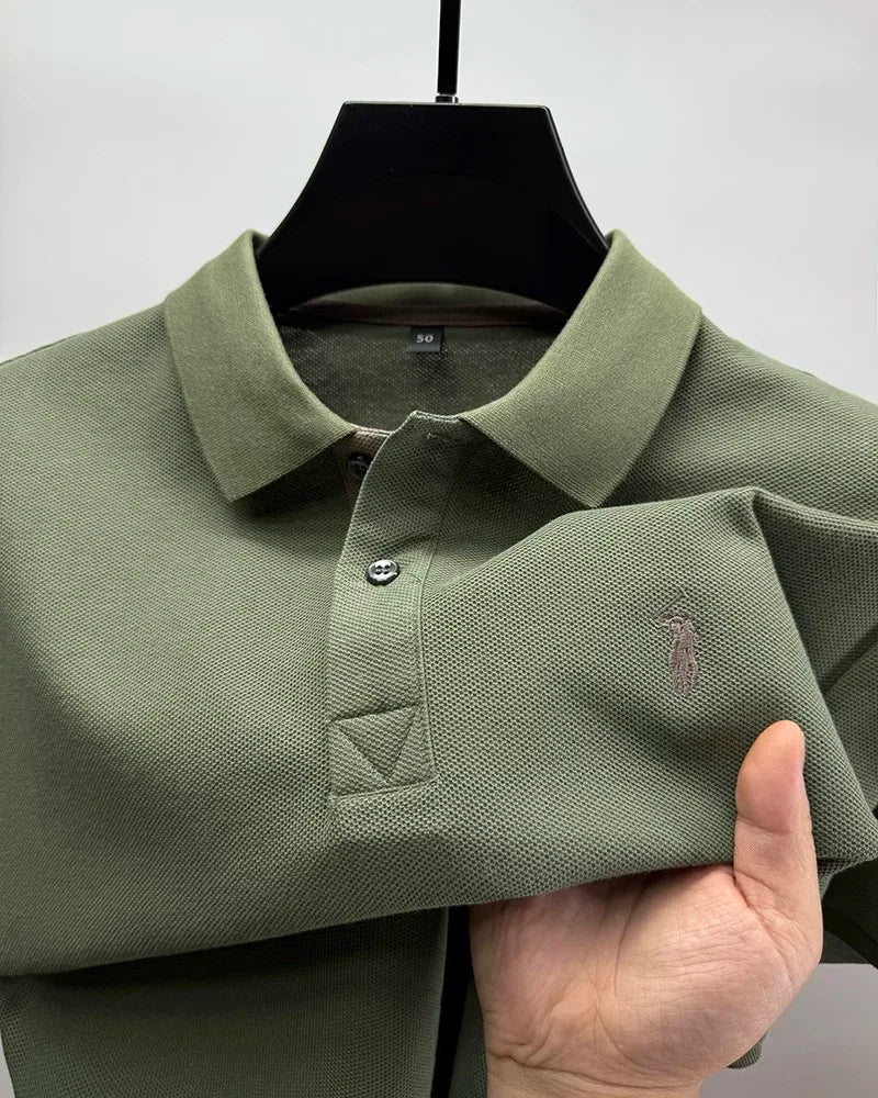 Men’s Casual Embroidered Polo
