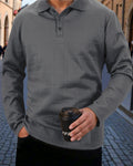 Men's Long Sleeve Polo Shirt