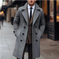 Grey Wool Overcoat