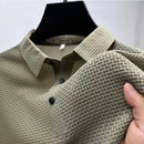 Men’s Premium Textured Polo Shirt – Modern Elegance Redefined
