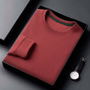 Luxury Men’s Waffle Round Neck