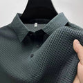 Men’s Premium Textured Polo Shirt – Modern Elegance Redefined