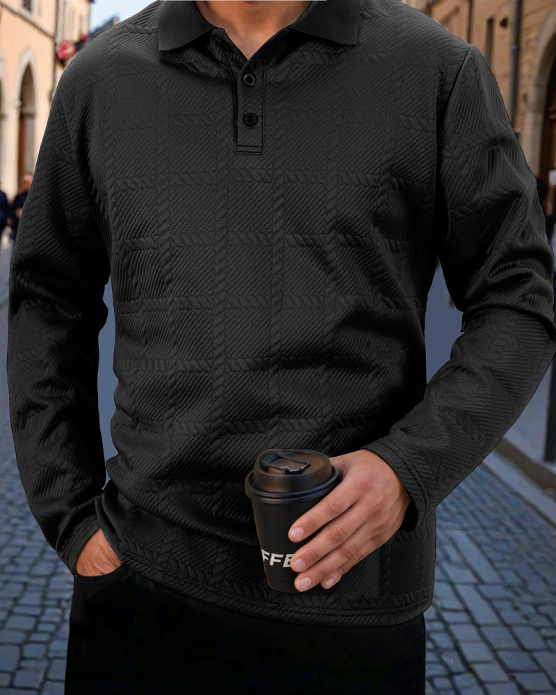Men's Long Sleeve Polo Shirt