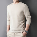 Luxury Men’s Waffle Round Neck