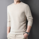 Luxury Men’s Waffle Round Neck