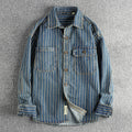 Men’s Striped Denim Shirt